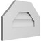 Ekena Millwork Octagonal Top Surface Mount PVC Gable Vent w/ 3-1/2"W x 1"P Standard Frame, 18"W x 12"H GVPOT18X1201SN - alternate 4